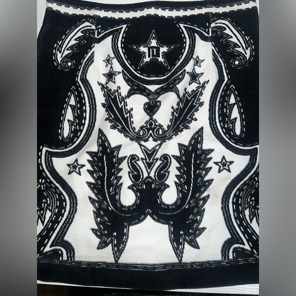 BALMAIN Western Detail Velvet Skirt - Picture 3 of 5